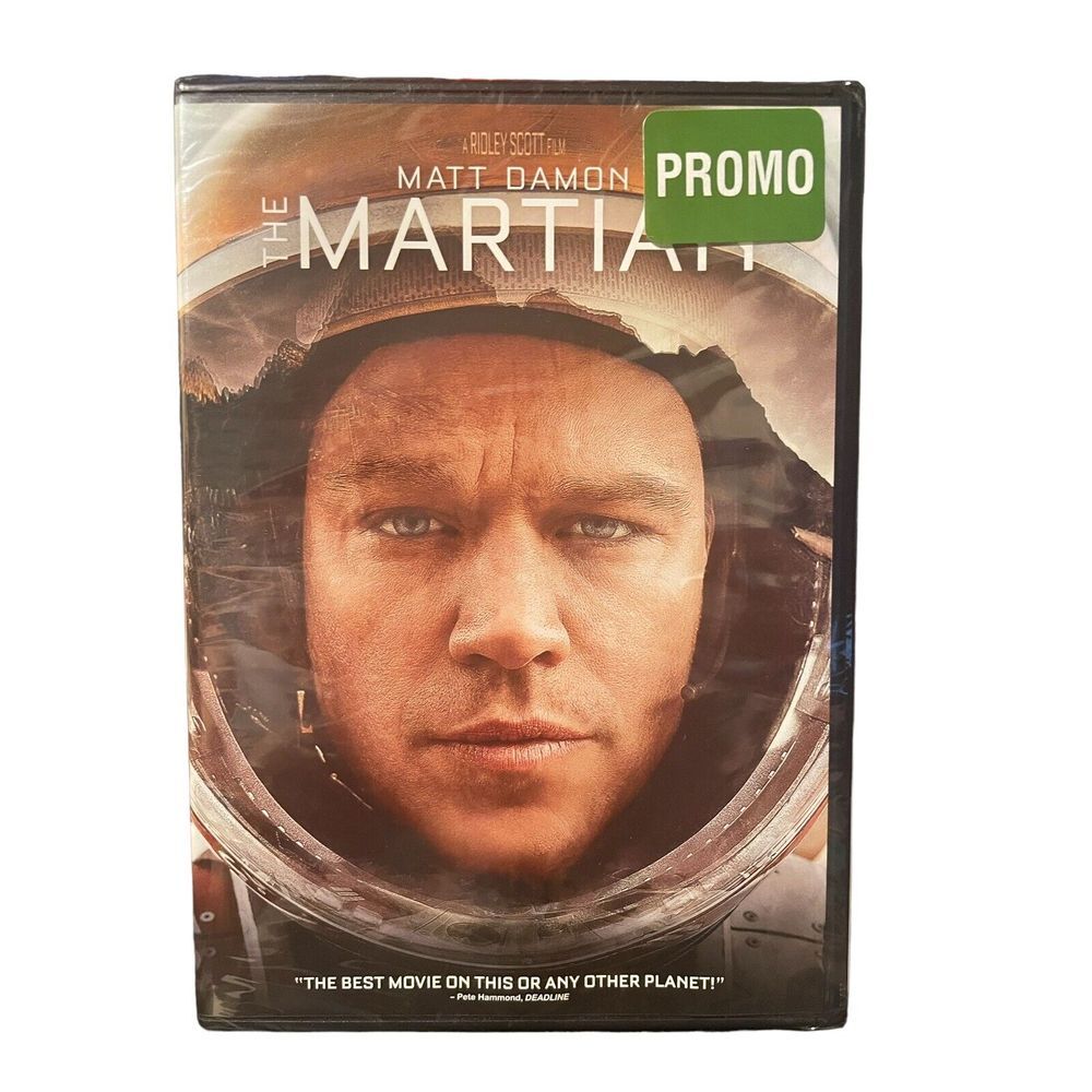The Martian (DVD 2015) NEW Matt‎ Damon Astronaut Sci-Fi Action Adventure Space
